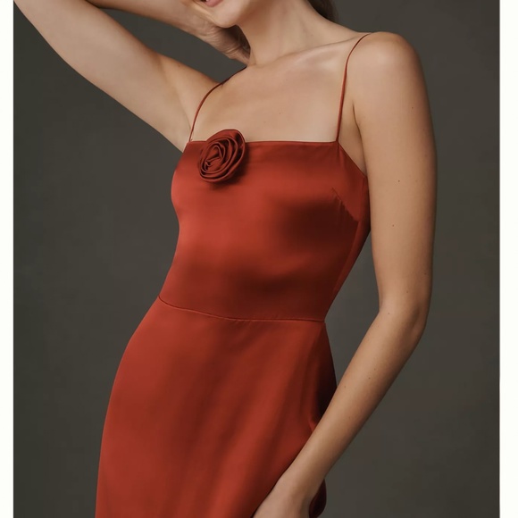 NWT Reformation Frankie Dress - Sangre Rosette - Picture 7 of 9